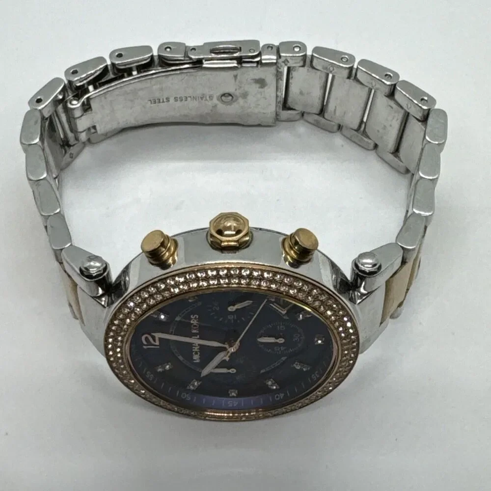 Michael Kors Parker MK6141 Women's Two-Tone Stainless Steel Analog Watch JNA598